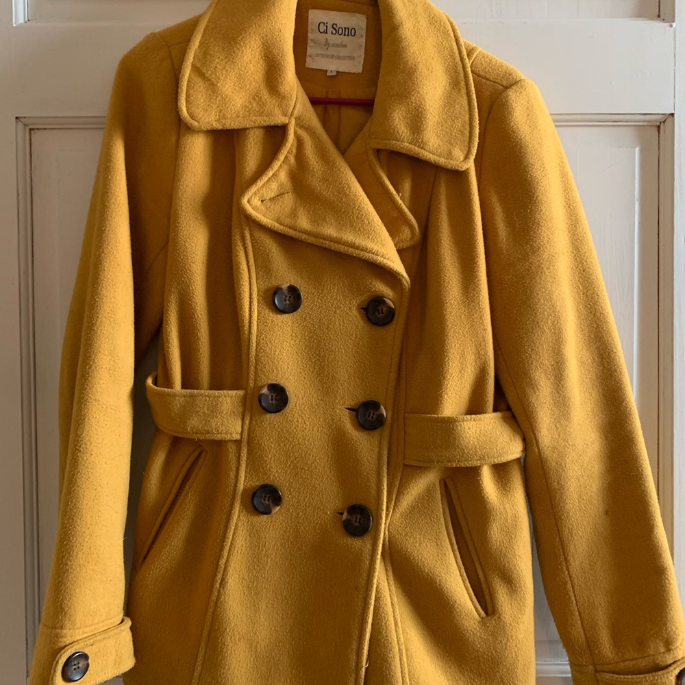 Mustard ModCloth Coat